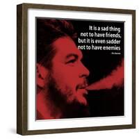 Che Guevara Quote iNspire 2 Motivational Plastic Sign-null-Framed Art Print