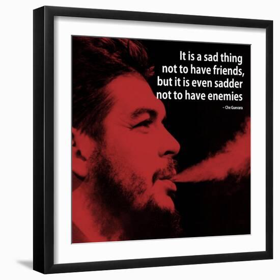 Che Guevara Quote iNspire 2 Motivational Plastic Sign-null-Framed Art Print