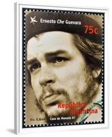 Che Guevara Stamp Argentina'97-null-Framed Premium Giclee Print