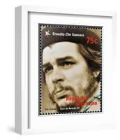 Che Guevara Stamp Argentina'97-null-Framed Art Print