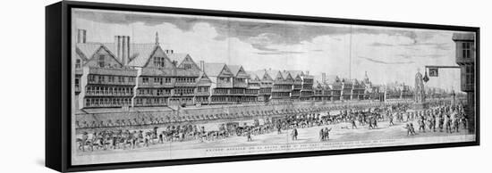 Cheapside 1637-null-Framed Stretched Canvas