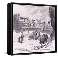 Cheapside Ad 1660-Herbert Railton-Framed Stretched Canvas