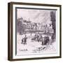 Cheapside Ad 1660-Herbert Railton-Framed Giclee Print