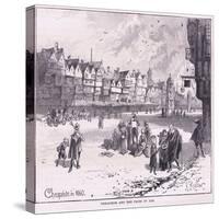 Cheapside Ad 1660-Herbert Railton-Stretched Canvas