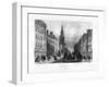 Cheapside and Bow Church, London, 19th Century-WE Albutt-Framed Giclee Print