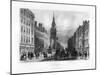 Cheapside and Bow Church, London, 19th Century-WE Albutt-Mounted Giclee Print