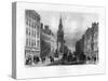 Cheapside and Bow Church, London, 19th Century-WE Albutt-Stretched Canvas