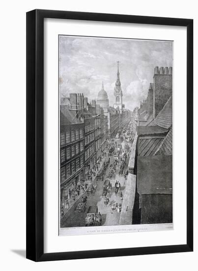 Cheapside, London, 1823-Thomas Mann Baynes-Framed Giclee Print