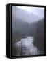 Cheat River Flowing Through Alleghenies on a Misty Day-John Dominis-Framed Stretched Canvas