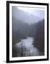 Cheat River Flowing Through Alleghenies on a Misty Day-John Dominis-Framed Photographic Print