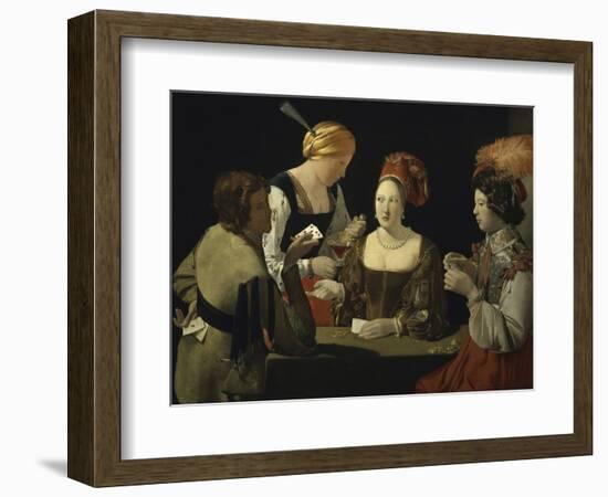 Cheat with c.1635-Georges de La Tour-Framed Giclee Print