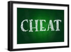 Cheat-airdone-Framed Art Print