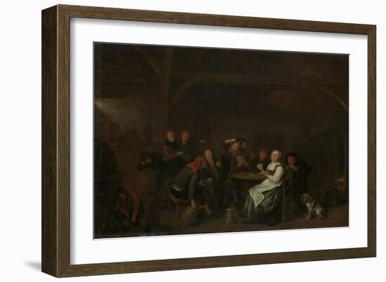 Cheating at Cards-Jan Miense Molenaer-Framed Art Print