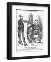 Check to the King!, 1866-John Tenniel-Framed Giclee Print