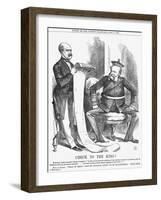 Check to the King!, 1866-John Tenniel-Framed Giclee Print