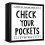 Check Your Pockets-Melissa Averinos-Framed Stretched Canvas