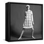 Checked Coat, 1960s-John French-Framed Stretched Canvas