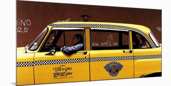 Checker Cab-Max Ferguson-Mounted Art Print