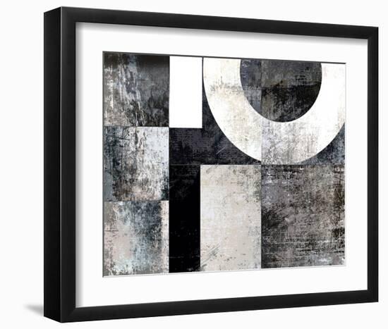 Checker V-null-Framed Art Print