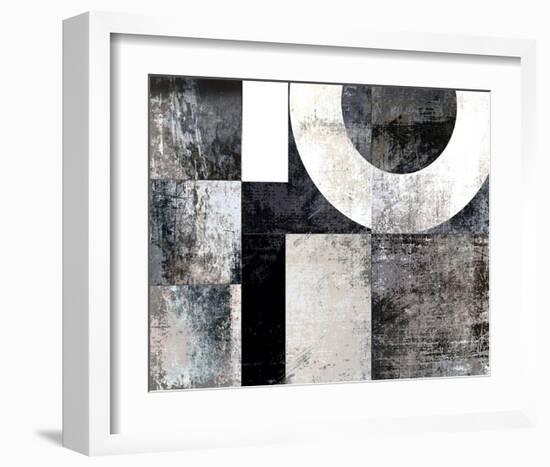 Checker V-null-Framed Art Print