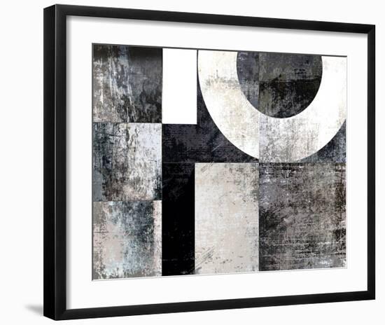 Checker V-null-Framed Art Print