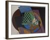 Checkerboard and Playing Cards-Juan Gris-Framed Giclee Print