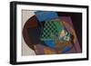 Checkerboard And Playing Cards-Juan Gris-Framed Giclee Print