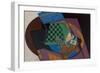 Checkerboard And Playing Cards-Juan Gris-Framed Giclee Print