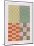 Checkerboard Bright-Joni Whyte-Mounted Giclee Print