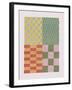 Checkerboard Bright-Joni Whyte-Framed Giclee Print