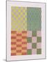 Checkerboard Bright-Joni Whyte-Mounted Giclee Print