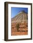 Checkerboard Mesa, Formed of Navajo Sandstone, Zion National Park, Utah, United States of America-Peter Barritt-Framed Photographic Print