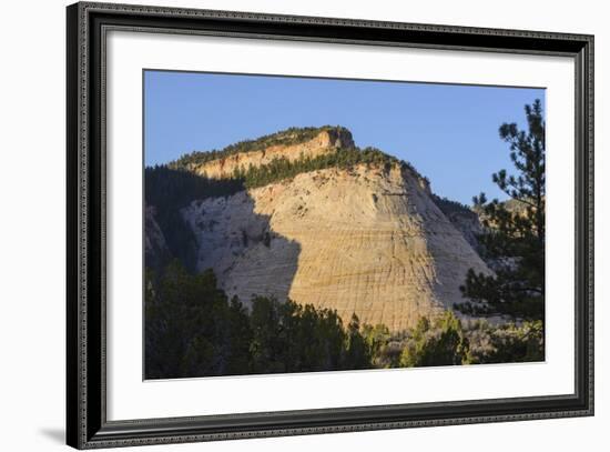 Checkerboard Mesa, Zion National Park, Utah, United States of America, North America-Gary-Framed Photographic Print