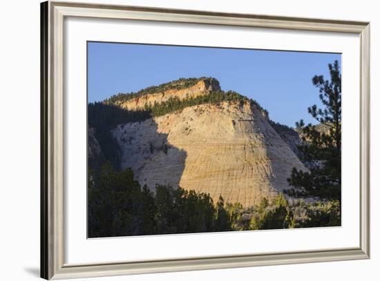 Checkerboard Mesa, Zion National Park, Utah, United States of America, North America-Gary-Framed Photographic Print