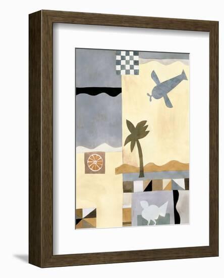 Checkerboard Travel I-Muriel Verger-Framed Art Print