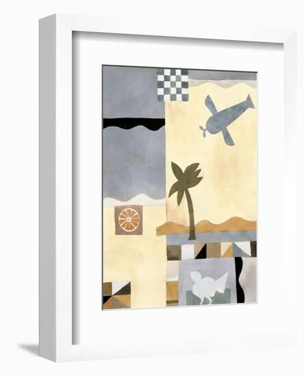 Checkerboard Travel I-Muriel Verger-Framed Art Print