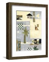 Checkerboard Travel II-Muriel Verger-Framed Art Print