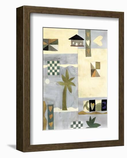 Checkerboard Travel II-Muriel Verger-Framed Art Print