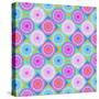 Checkerbord, Lilac-Alaya Gadeh-Stretched Canvas