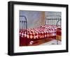 Checkered Bedspread-Pam Ingalls-Framed Giclee Print