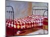 Checkered Bedspread-Pam Ingalls-Mounted Giclee Print