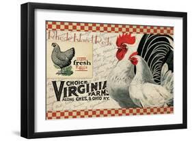 Checkered Chicken 2-null-Framed Giclee Print