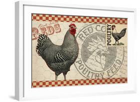 Checkered Chicken 3-null-Framed Giclee Print