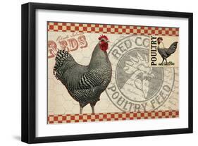 Checkered Chicken 3-null-Framed Giclee Print