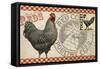 Checkered Chicken 3-null-Framed Stretched Canvas