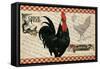 Checkered Chicken 4-null-Framed Stretched Canvas