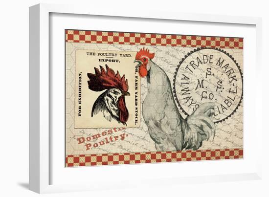 Checkered Chicken 5-null-Framed Giclee Print