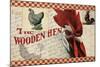Checkered Chickens - Image 1-The Saturday Evening Post-Mounted Giclee Print