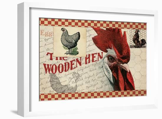 Checkered Chickens - Image 1-The Saturday Evening Post-Framed Giclee Print