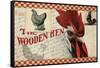 Checkered Chickens - Image 1-The Saturday Evening Post-Framed Stretched Canvas